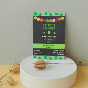 Shamrock Birthday-inbjudan Inbjudningar