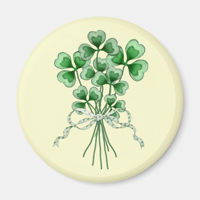 Shamrock Bouquet 2 Magnet (Framsidan)