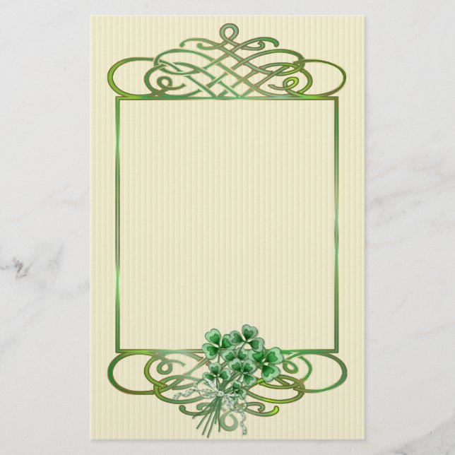 Shamrock Bouquet Brevpapper (Framsida)