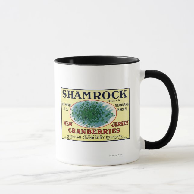 Shamrock Brand Cranberry Label Mugg (Höger)