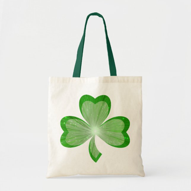 Shamrock budget tobag tygkasse (Framsidan)
