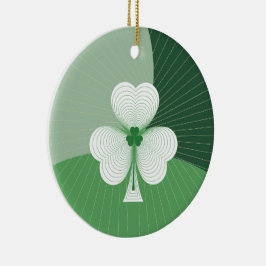 Shamrock Cascade Julgransprydnad Keramik