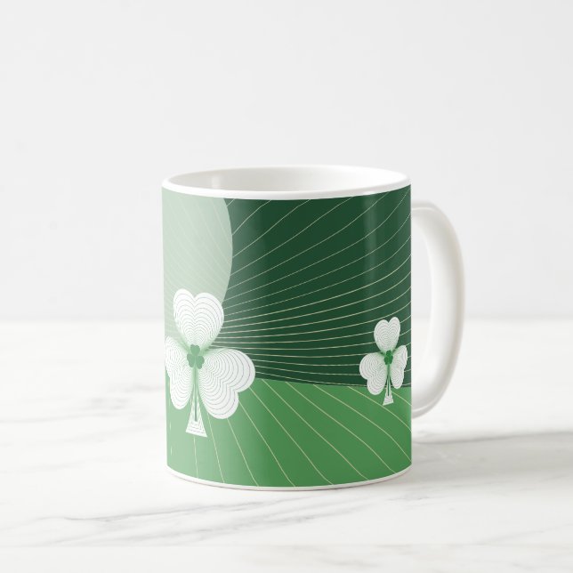 Shamrock Cascade Kaffemugg (Framsida höger)