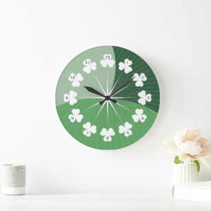 Shamrock Cascade Stor Klocka