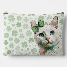 Shamrock Cat with Blue Ögon