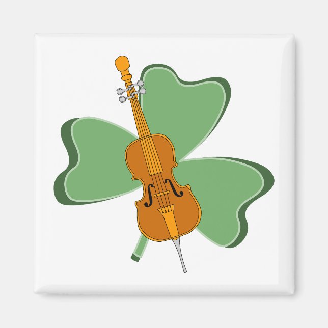 Shamrock Cello Magnet (Framsidan)