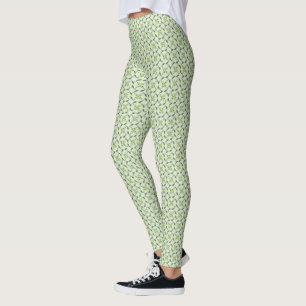 Shamrock Celtic Inspired Mönster St. Patrick's Day Leggings