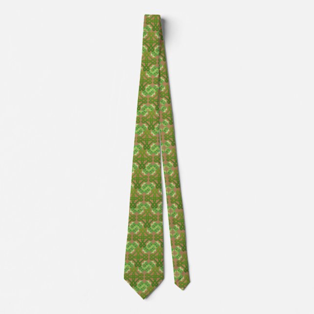 Shamrock Celtic Knot Guld Irish St. Patrick Tie Slips (Framsida)