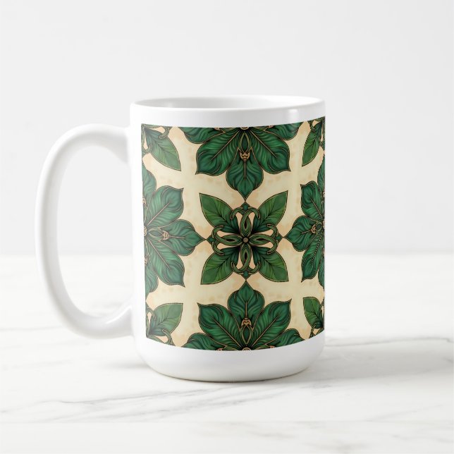 Shamrock Celtic Knot Mug Kaffemugg (Vänster)