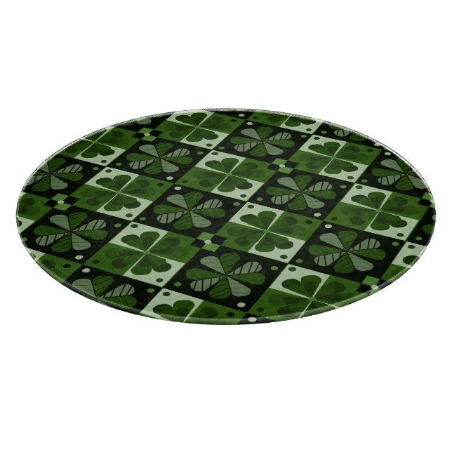 Shamrock Checkerboard Mönster (Hörn)