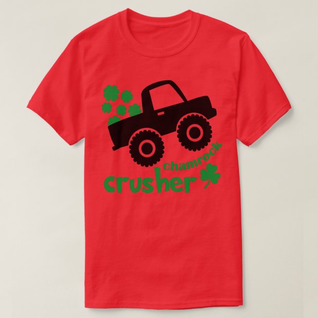shamrock crusher t shirt (Design framsida)
