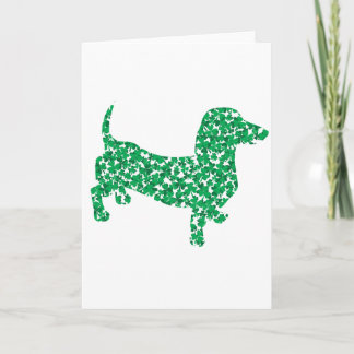 Shamrock Dachshund Kort