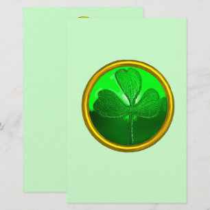 Shamrock-detalj från SAINT PATRICK CELTIC HEART Brevpapper