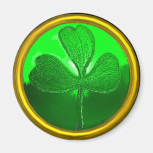 Shamrock-detalj från SAINT PATRICK CELTIC HEART Magnet