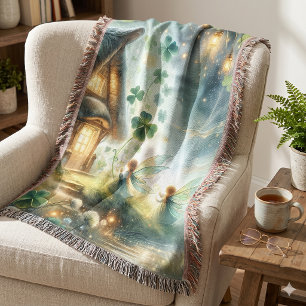 Shamrock Fairy Cottage Glow blir Filt