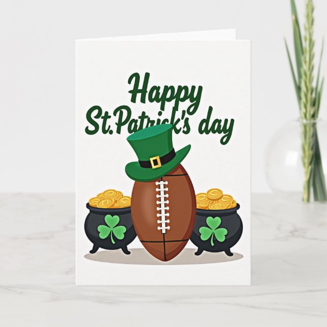 Shamrock Football Scenkort Kort (Framsida)