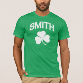 Shamrock för smedfamiljirländare t-shirt