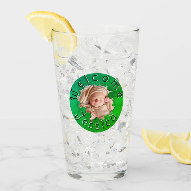 Shamrock Framed Photo Glass Kopp (Framsida Ice)