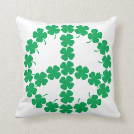 Shamrock Fredssymbol Kudde