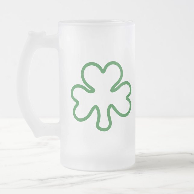 Shamrock Frostat Ölglas (Vänster)