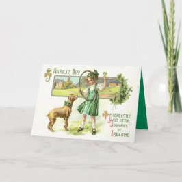 Shamrock Fyrklövrare Hund Ring Kort
