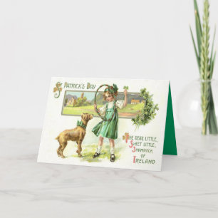 Shamrock Fyrklövrare Hund Ring Kort
