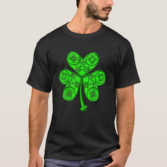 Shamrock Gamer Boys Shenanigans koordinator St Pat T Shirt (Framsida)