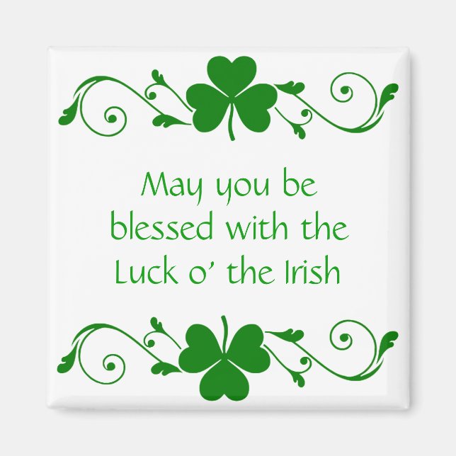 Shamrock Garland Magnet (Framsidan)