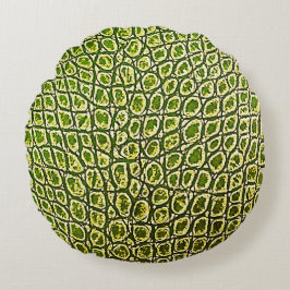 SHAMROCK GATOR ROUND PILLOW RUND KUDDE