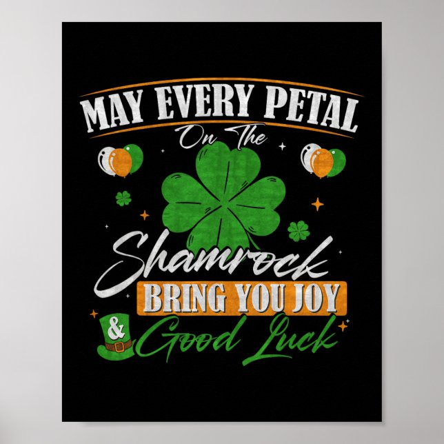 Shamrock Glad St Patricks Day  Poster (Framsidan)