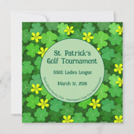 Shamrock Golf Tournament Invitation Inbjudningar