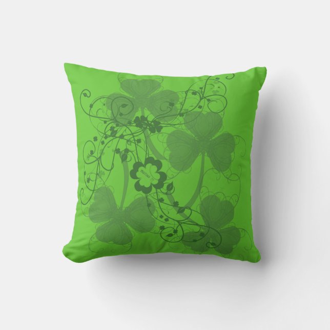 Shamrock Graphic Pillows Kudde (Framsida)