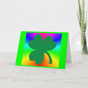 Shamrock Greeting Card Kort