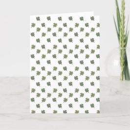 Shamrock Greeting Card Tack Kort