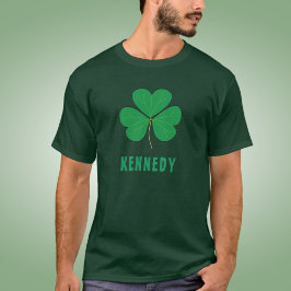 Shamrock Grön Klöver Irland Keltisk Irländskt Namn T Shirt