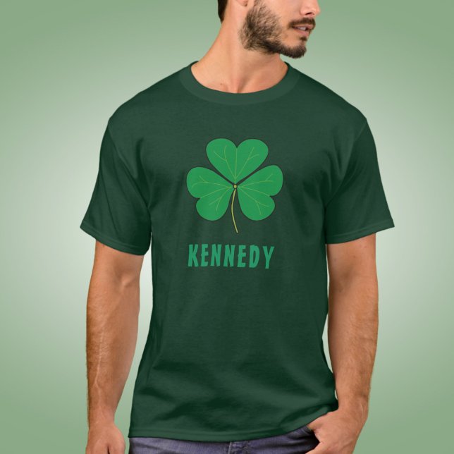 Shamrock Grön Klöver Irland Keltisk Irländskt Namn T Shirt (Skapare uppladdad)