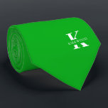 Shamrock Grönt Elegant Monogram   Namn One-Sided Slips<br><div class="desc">En elegant som har ett fet vitt monogram över en Shamrock-Grönts bakgrund. Ovanpå detta monogram sitter ditt förnamn eller efternamn som är skrivet i alla huvudstäder. Om du vill ha ett djärvare utseende för namn inuti det stora brev kan du göra följande: Använda anpassningsfunktionen och redigera och klicka på namn....</div>