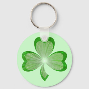 Shamrock-grönt för nyckelkedja nyckelring