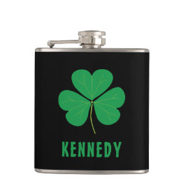 Shamrock Grönt Klöver Ireland Celtic Irish Namn Fickplunta