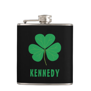Shamrock Grönt Klöver Ireland Celtic Irish Namn Fickplunta