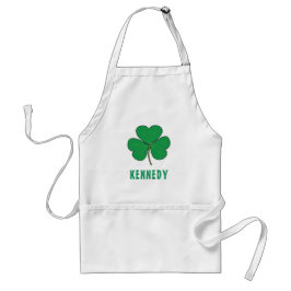 Shamrock Grönt Klöver Ireland Celtic Irish Namn Förkläde
