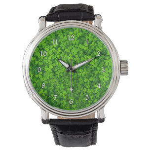 Shamrock grönt, St. Patrick's Day, vakta Armbandsur
