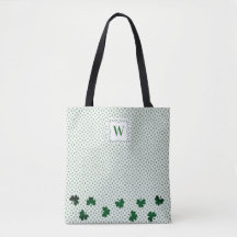 Shamrock Grönt Tote Bag All-over-Print