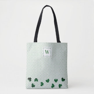 Shamrock Grönt Tote Bag All-over-Print Tygkasse