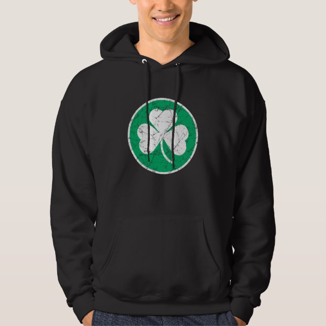Shamrock Grunge Sweatshirt (Framsida)