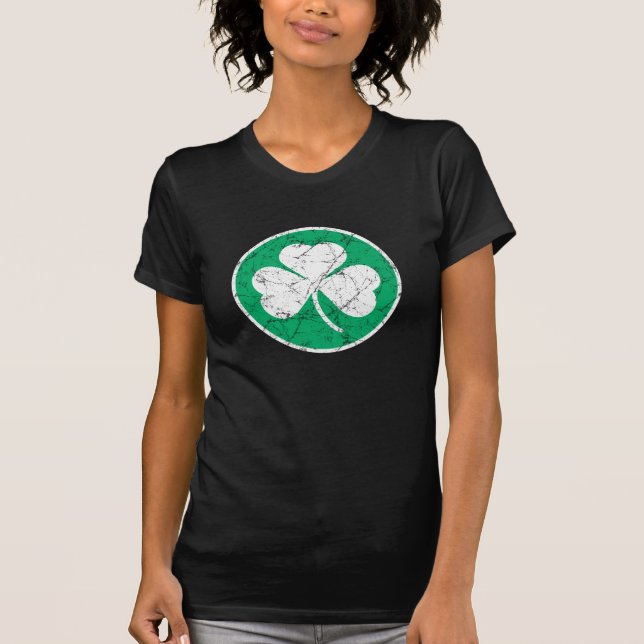 Shamrock Grunge T-shirt (Framsida)