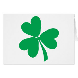 Shamrock- Hälsningskort