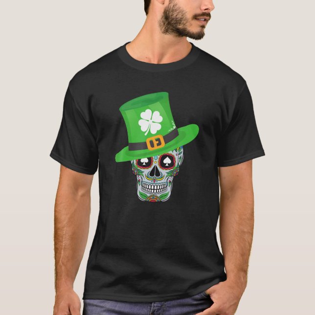 Shamrock Hat Graphi T Shirt (Framsida)