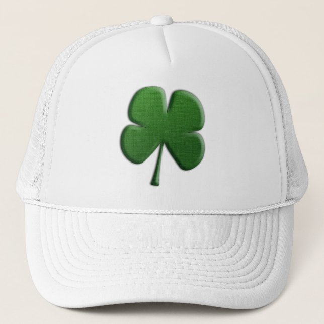 Shamrock-hatt Truckerkeps (Framsida)