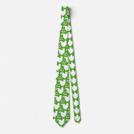 Shamrock Heart Irish Bröllop tie St. Patrick Slips
